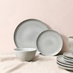 Oslo Coupe Stoneware Dinner Set Piece Settings With Cereal Bowls