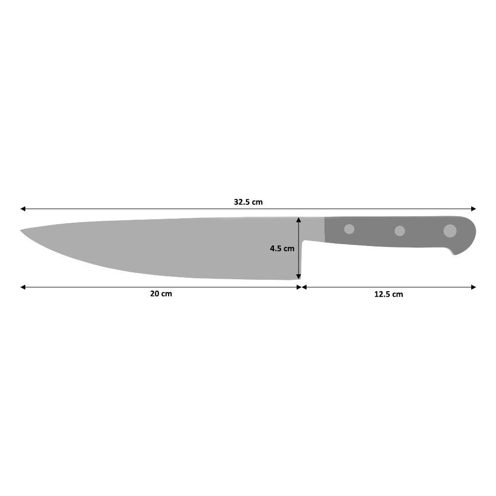 Professional X Chef Chefs Knife Cm In Professional X Chef