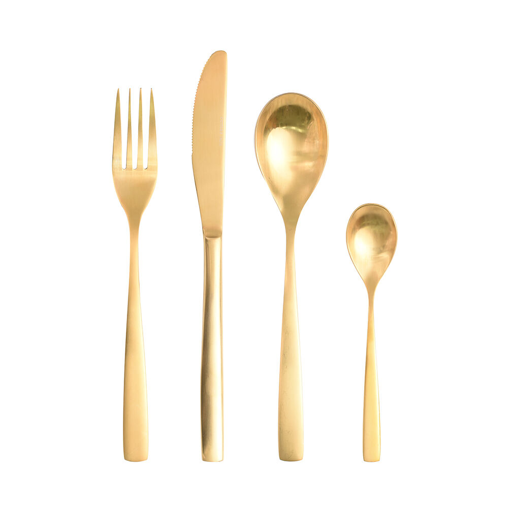 ProCook Gold Cutlery Set 16 Piece