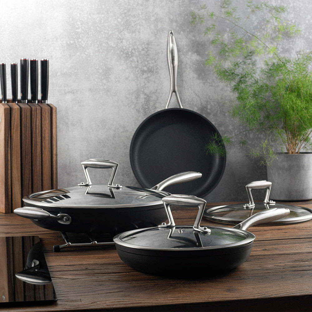 Elite Frying Pan with Lid Set 3 Piece Elite from ProCook