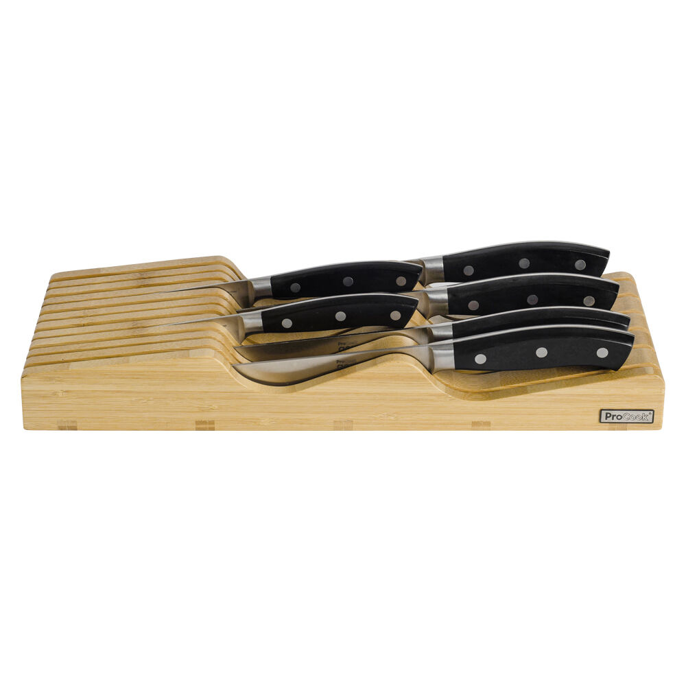 Gourmet Classic Knife Set 6 Piece and Wooden Block Knife Block Sets