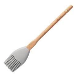 Secondary image for image of Silicone Wood Pastry Brush Ivory