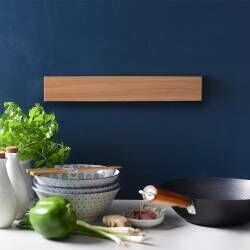 Secondary image for image of Magnetic Knife Rack 40cm / 16in American Oak