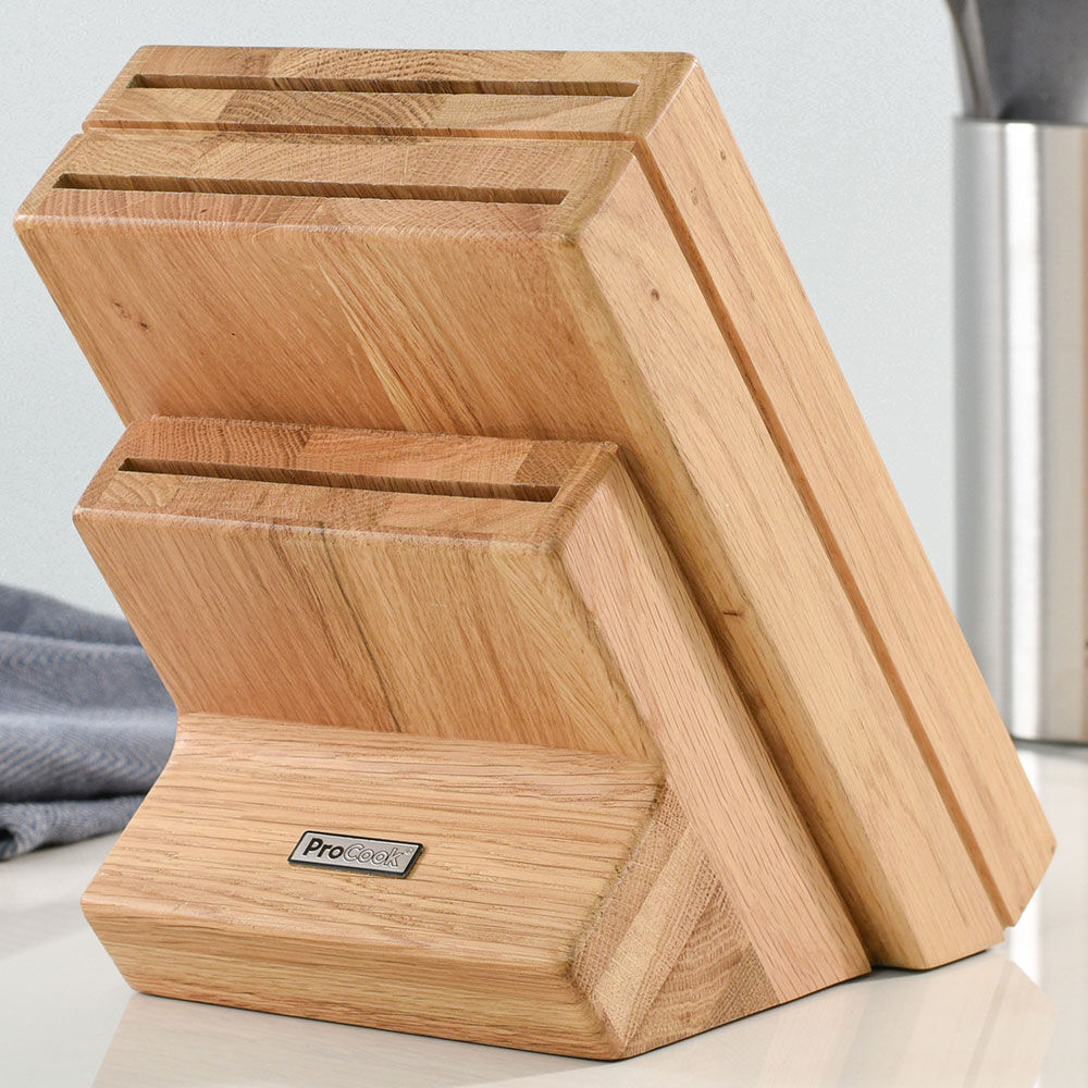 ProCook Rectangular Knife Block 9 Piece