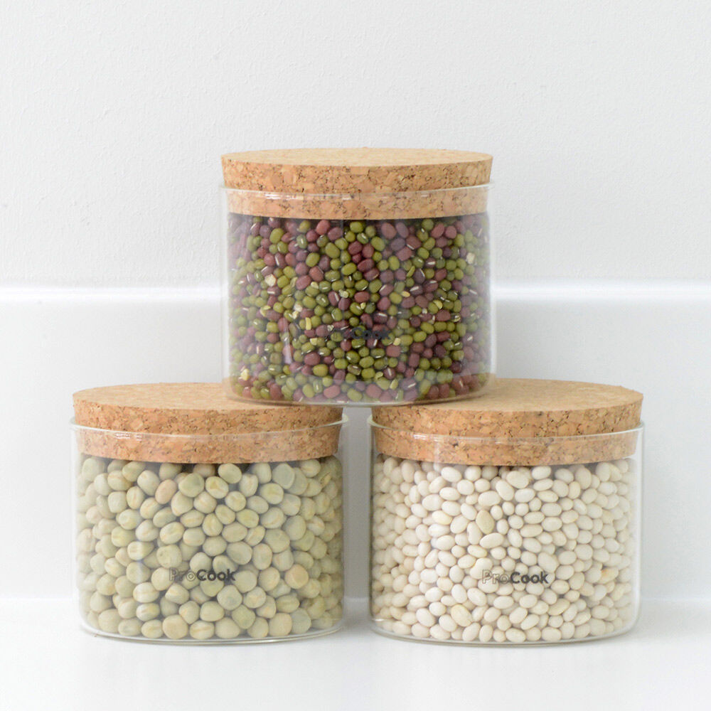 Unique Kitchen Storage Jars With Cork Lids with Simple Decor