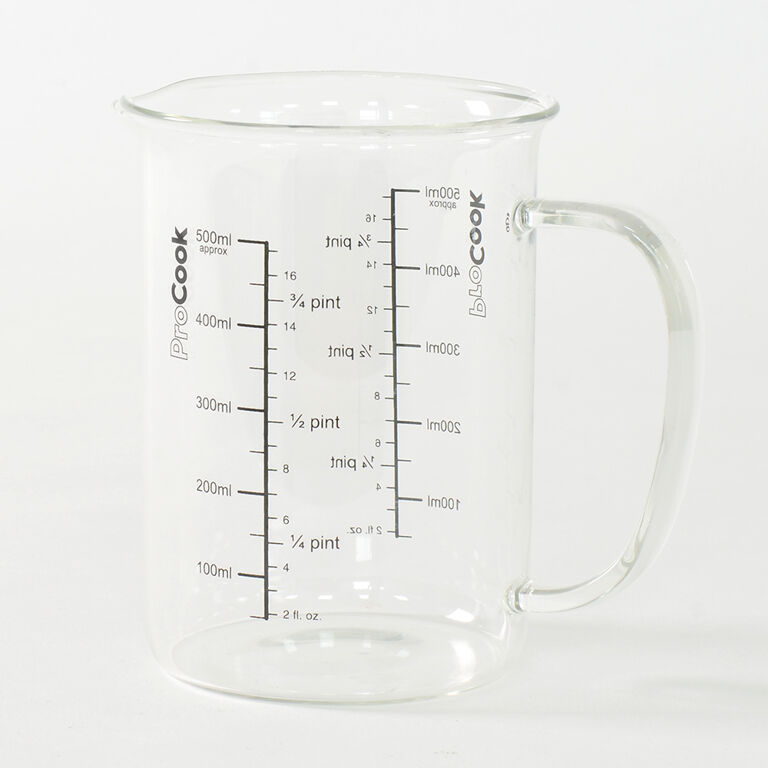 Scale measuring jug 800ml - 0ml. with measuring scale. Beaker for