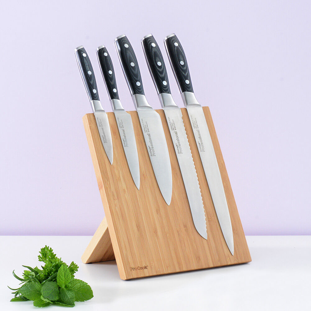 Professional X50 Knife Set 5 Piece and Magnetic Block | Professional
