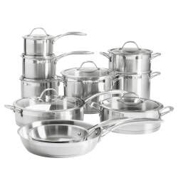 Main image for image of Professional Stainless Steel Cookware Set Uncoated 10 Piece