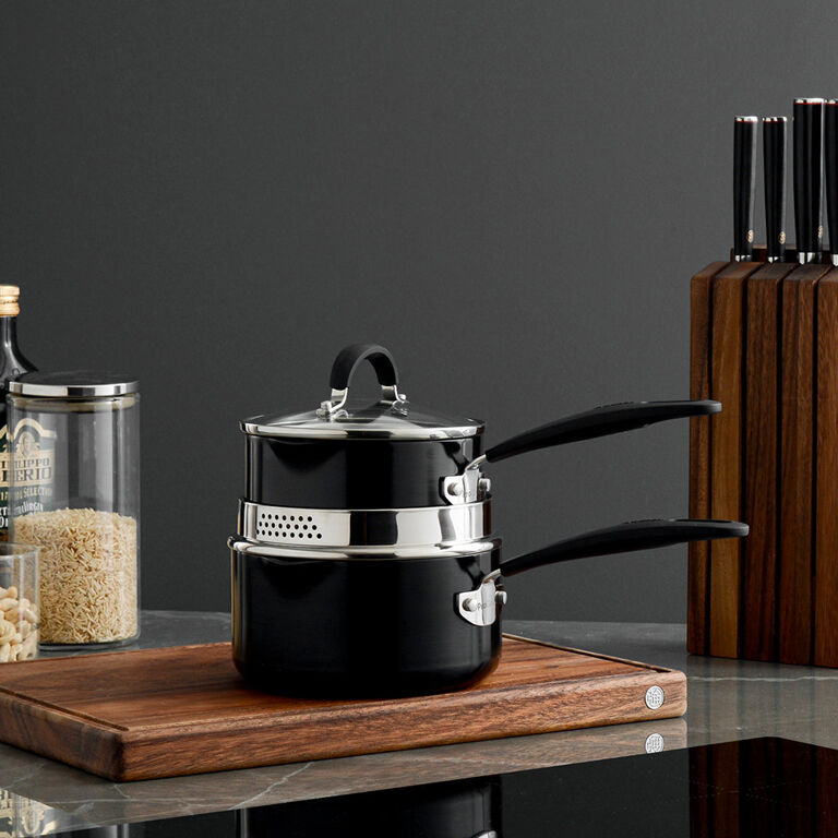 Gourmet NonStick Saucepan Set 2 Piece ProCook