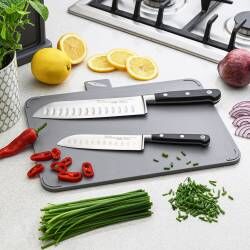 Secondary image for image of Professional X50 Chef Knife Set 2 Piece Santoku