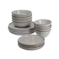 Oslo Rim Stoneware Dinner Set