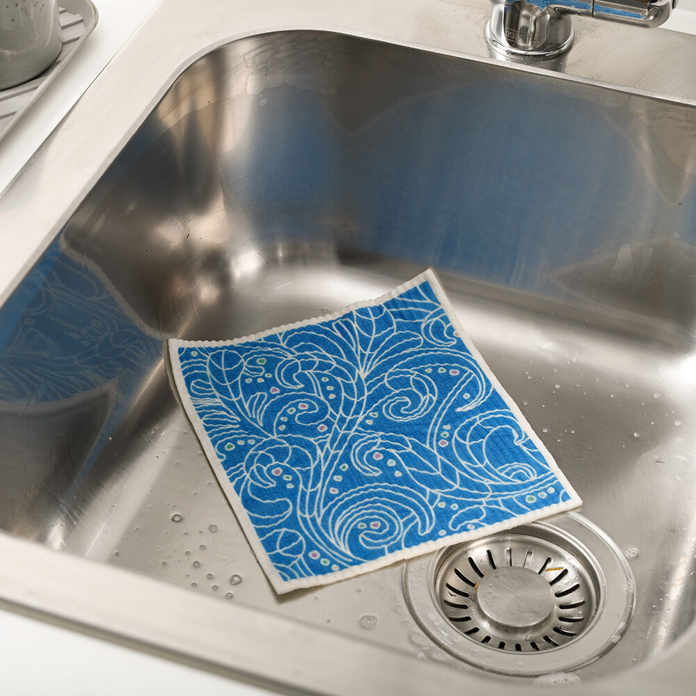 ProCook Eco Dishcloth Blue Swirl