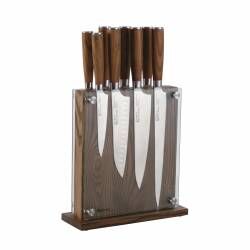 Main image for image of Nihon X50 Knife Set 8 Piece and Magnetic Glass Block
