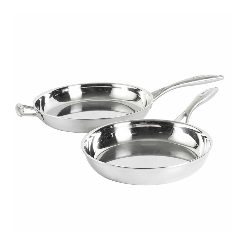 Elite Tri-Ply Frying Pan Set Uncoated 26 | ProCook