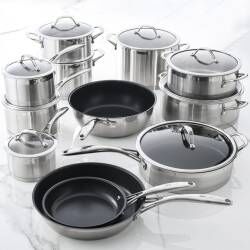 Professional Stainless Steel Cookware Set - 12 Piece