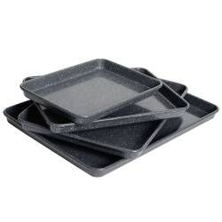 ProCook Non-Stick Granite Baking Tray Set - 4 Piece