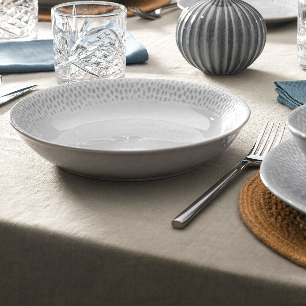 Main image for Malmo Dove Grey Teardrop Pasta Bowl