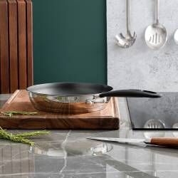 Secondary image for image of Gourmet Stainless Steel Frying Pan 20cm