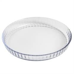 Secondary image for image of Glass Ovenware Flan Dish 27cm