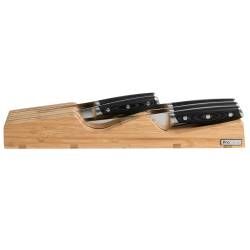 Professional X50 Micarta Knife Set - 5 Piece with in Drawer Knife Block
