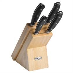 Gourmet Classic Knife Set - 4 Piece and Wooden Block