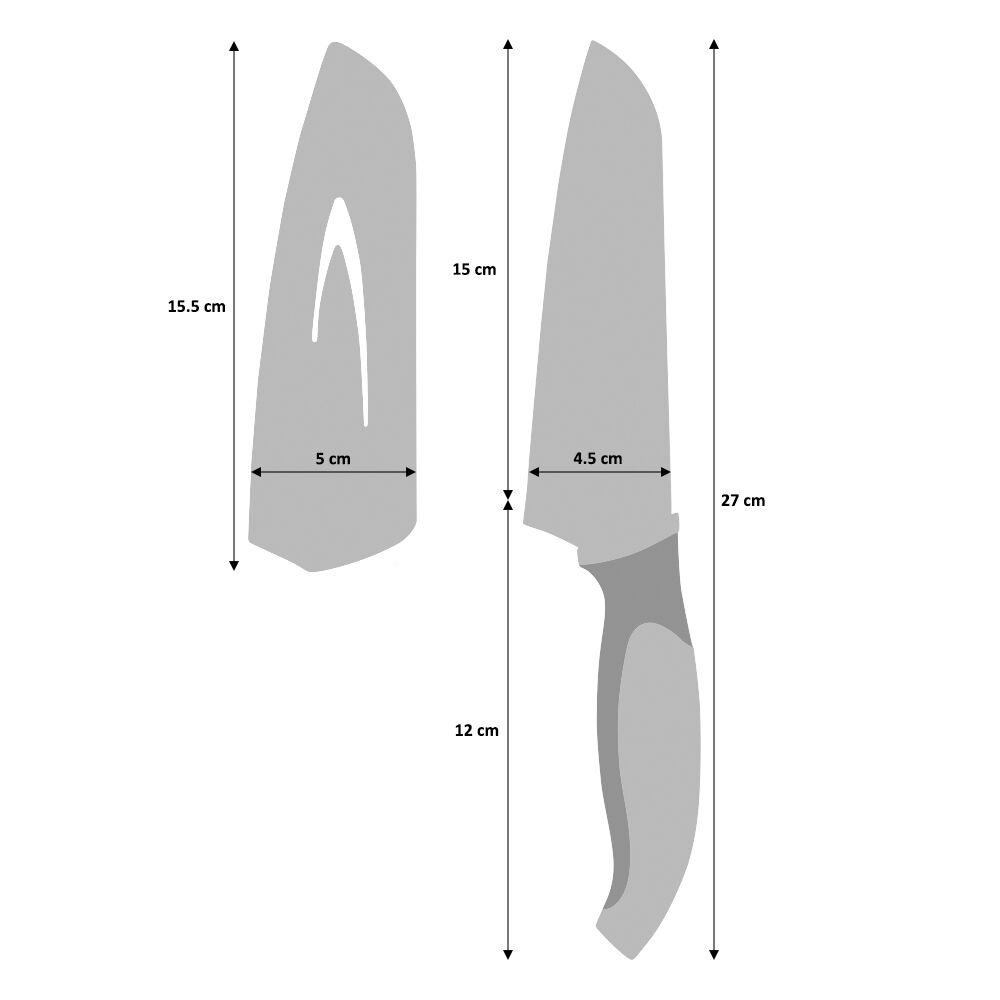 Santoku Knife Ivory Santoku Knives from ProCook
