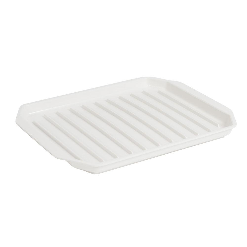 Microwave bacon shop tray with lid