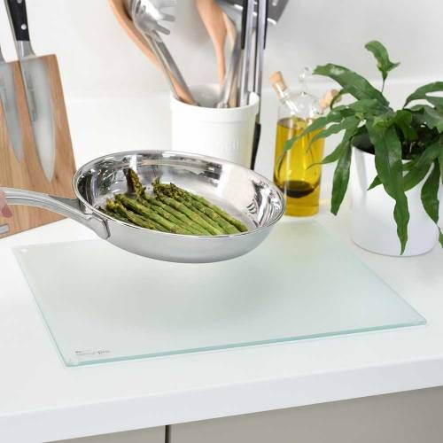 Designpro Toughened Glass Worktop Protector - Clear - 7115