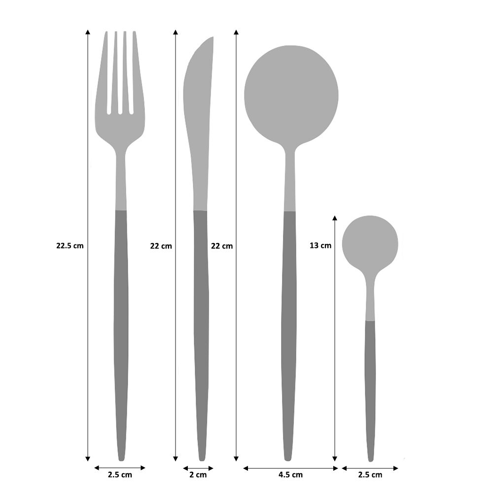 Borough Cutlery Set 16 Piece 4 Settings Cutlery Sets from ProCook