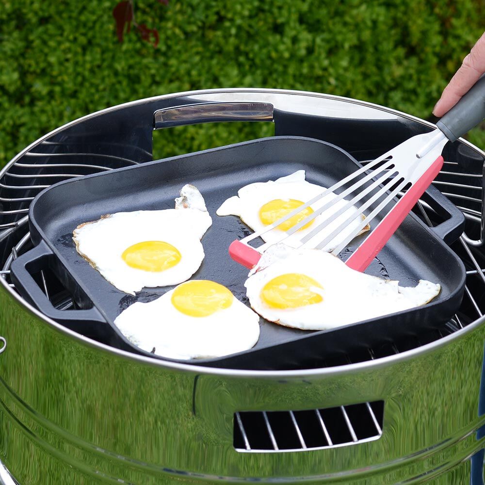 Cast Iron Square Griddle 26cm Matte Black Cast Iron Griddles And Skillets From Procook 