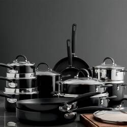 Secondary image for image of Gourmet Ceramic Non-Stick Cookware Set 12 Piece