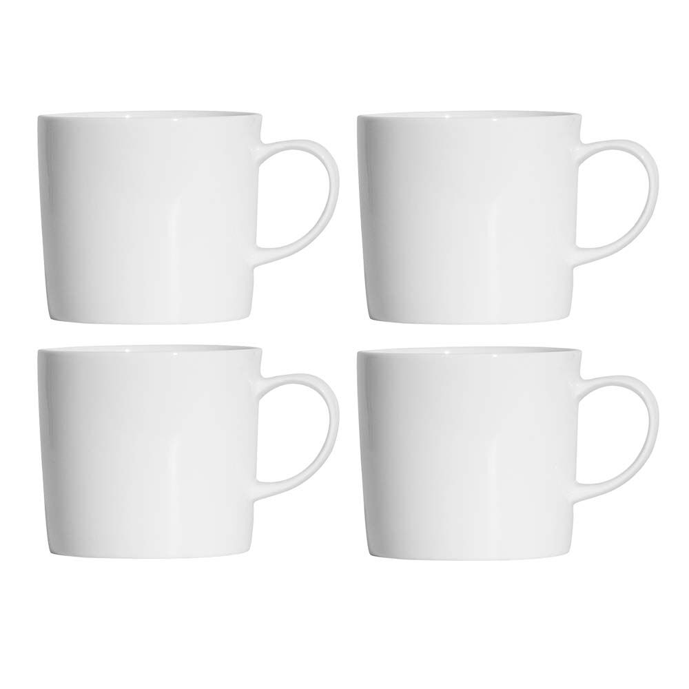 Capri Bone China Mug Set of 4 - 250ml | Capri Bone China from ProCook