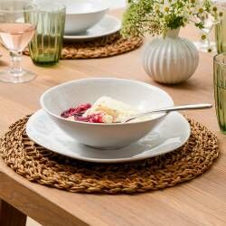 Secondary image for image of Malmo White Teardrop Cereal Bowl 19cm