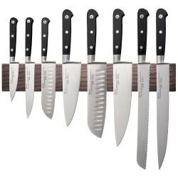 Professional X50 Chef Knife Set - 8 Piece and Magnetic Ash Knife Rack