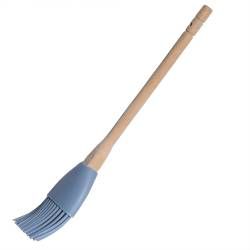 ProCook Silicone Wood Pastry Brush - Blue