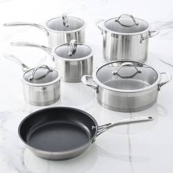 Professional Stainless Steel Cookware Set - 6 Piece