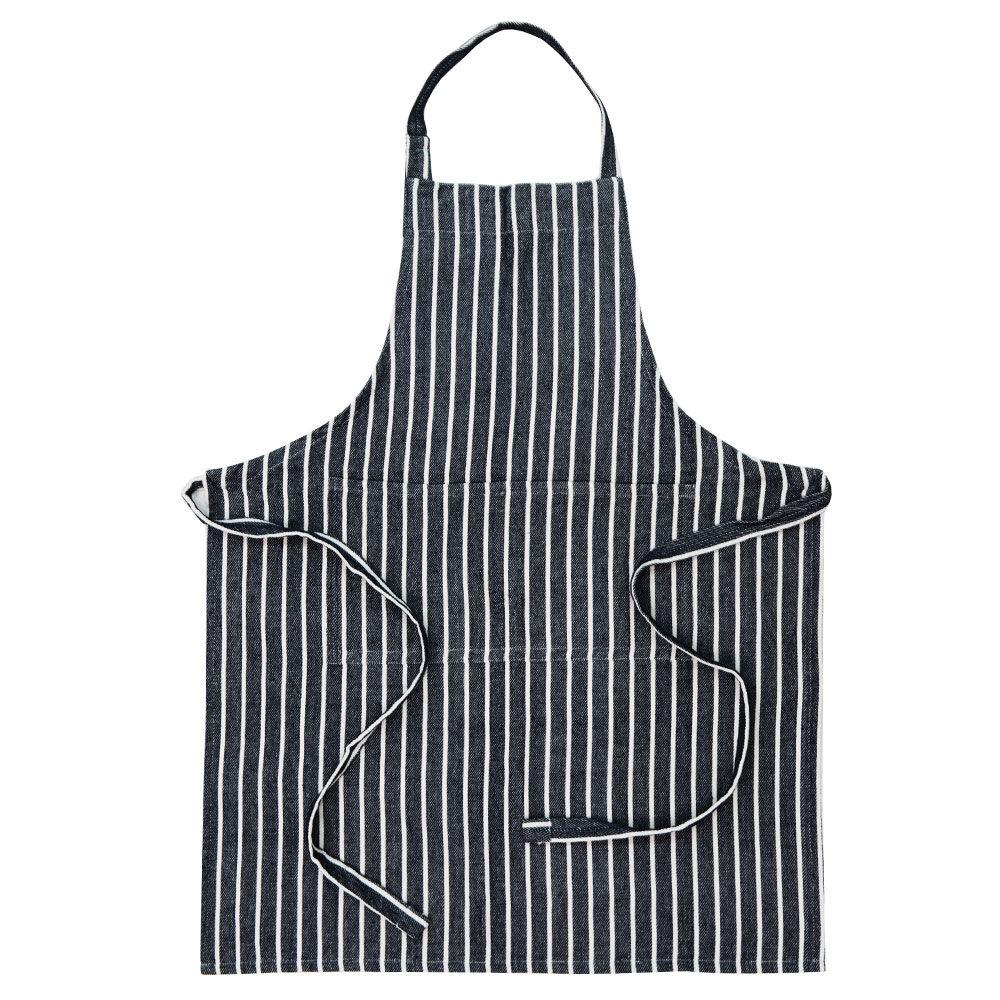 ProCook Apron Navy Butcher's Stripe | ProCook