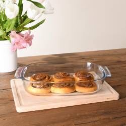 Secondary image for image of Glass Ovenware Rectangular Roasting Dish Medium