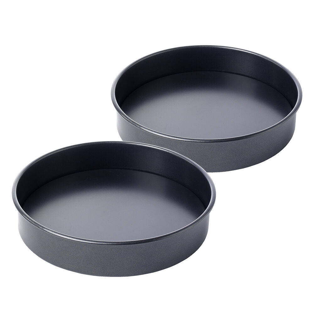 Cake Pan-Round Fluted 100x30mm Loose Base Non-Stick - Guery