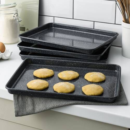 ProCook Non-Stick Granite Baking Tray Set