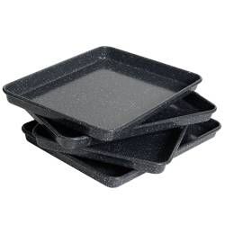 ProCook Non-Stick Granite Baking Tray Set - 4 Piece 31 x 23cm
