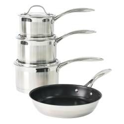 Professional Stainless Steel Cookware Set - 4 Piece