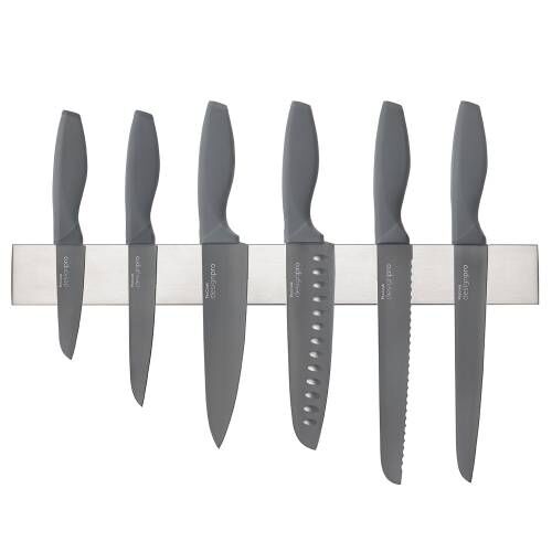 Designpro Titanium Knife Set with Stainless Steel Knife Rack