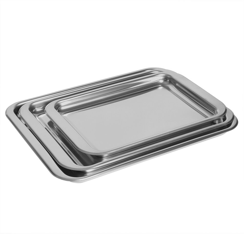 ProCook Stainless Steel Baking Tray Set 3 Piece