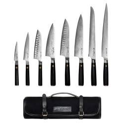 Main image for image of Damascus 67 Knife Set 8 Piece and Canvas Knife Case