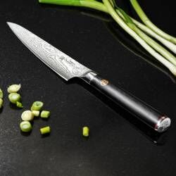 Secondary image for image of Damascus 67 Utility Knife 13cm / 5in
