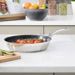 Secondary image for image of Professional Stainless Steel Non-Stick Frying Pan 28cm