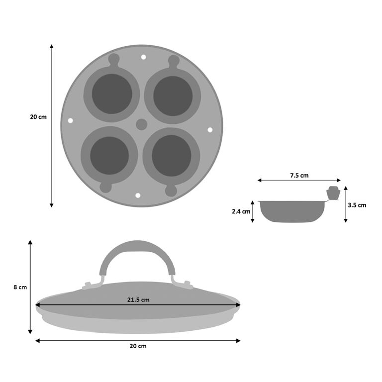 Egg Poacher Kit 4 Cups ProCook