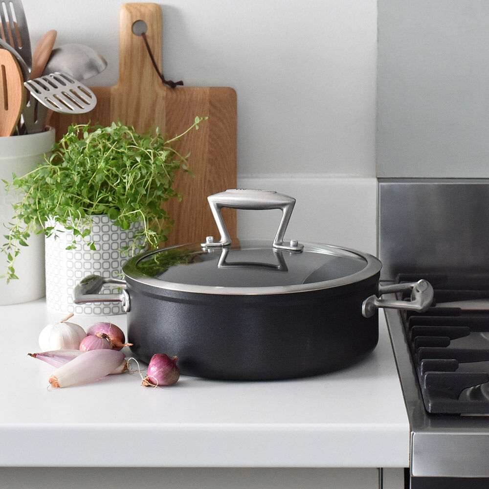 Elite Forged Shallow Casserole & Lid 24cm / 3.6L