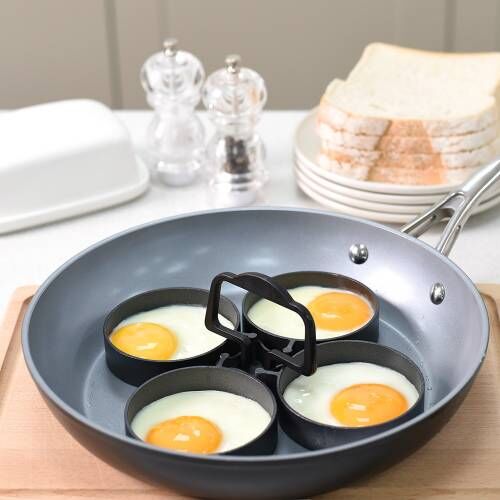 Egg Steamer Round Shape Egg Poacher Kitchen Gadgets Fried Cooking Mold No  Stain√ 